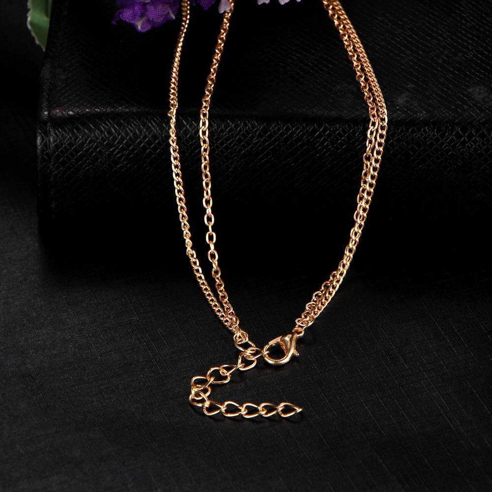 Marble Chevron Double Layer Necklace - Inspirational Jewelry