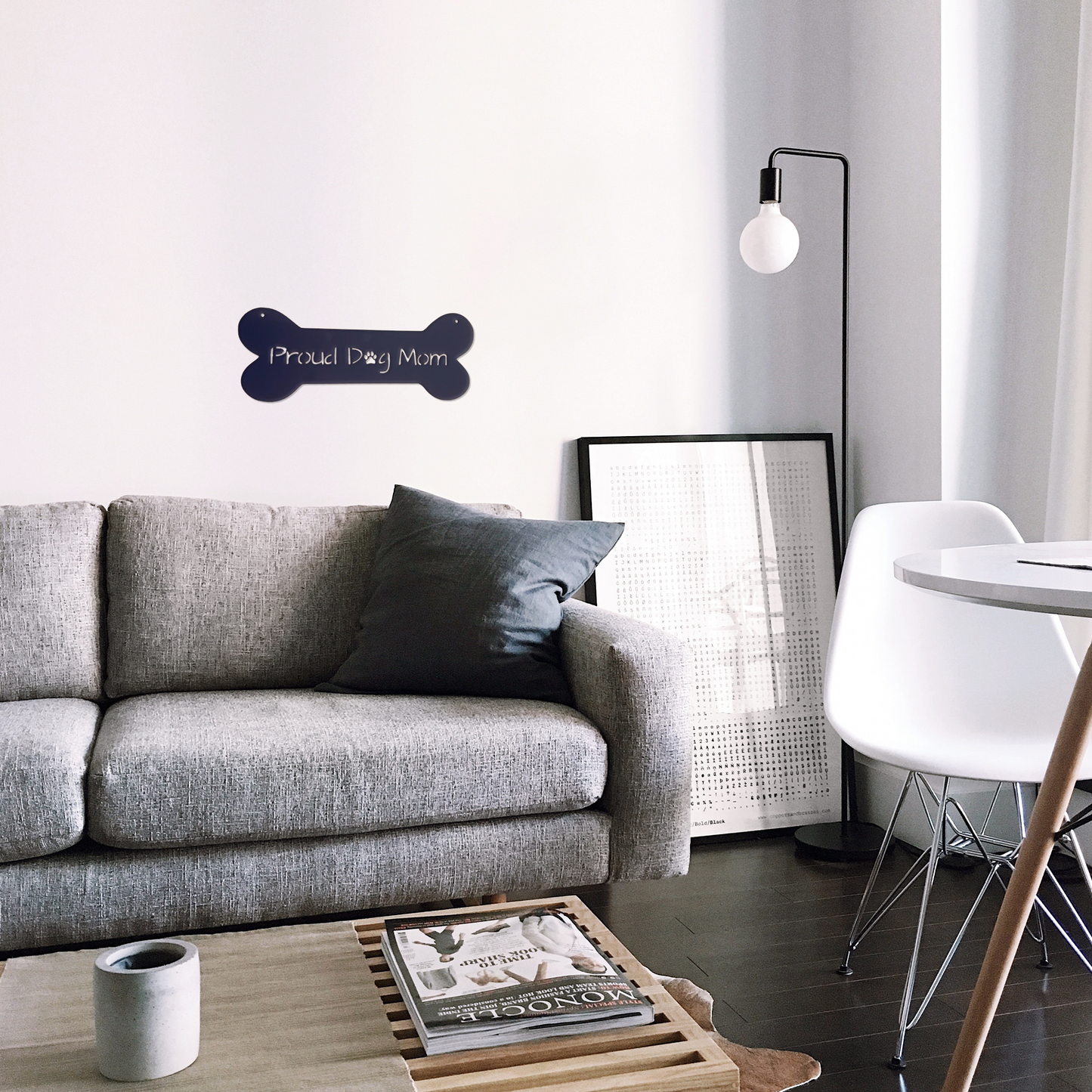 Proud Dog Mom - Metal Wall Art - Toddcraft