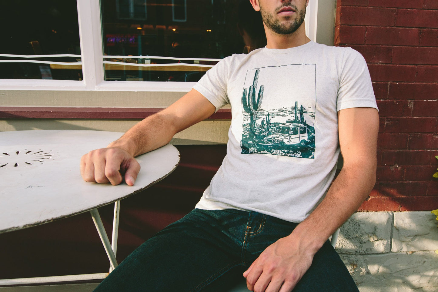Desert Cruiser Tee-Oatmeal - Toddcraft