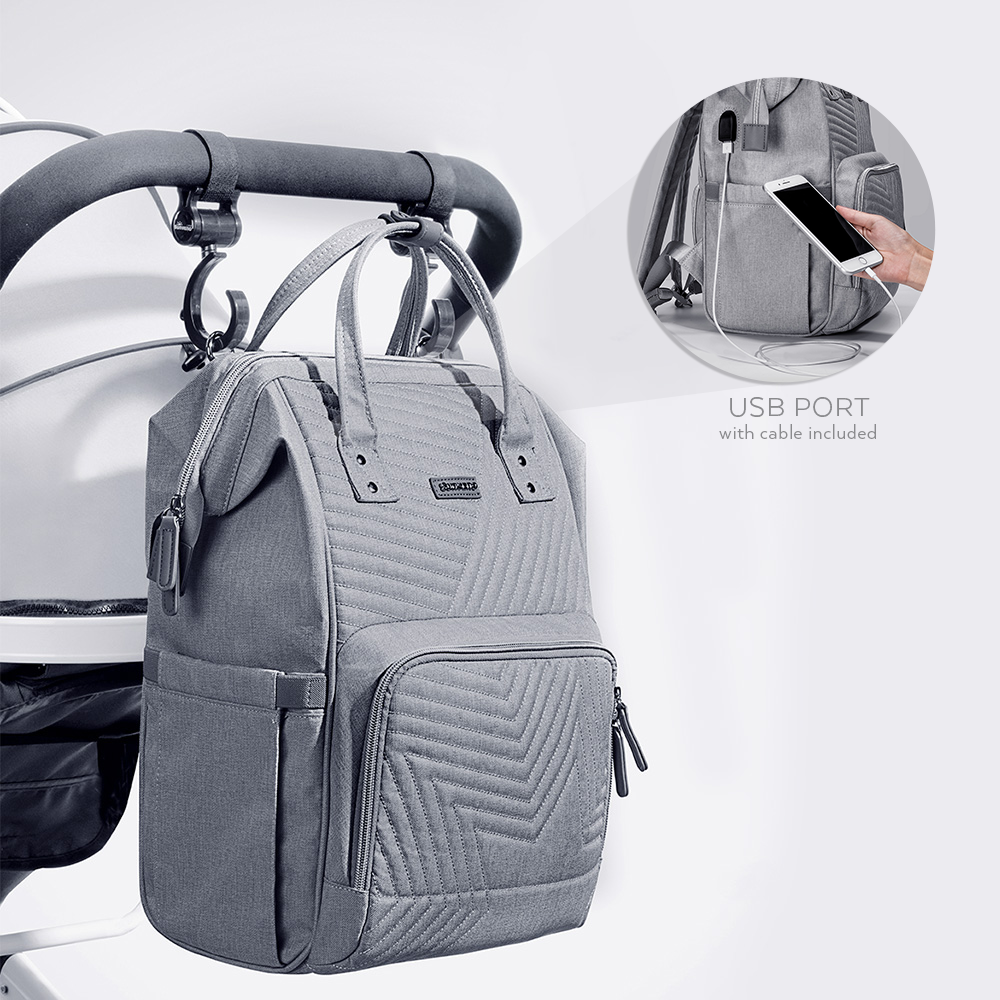 Quilted Diaper Baby Backpack - Toddcraft