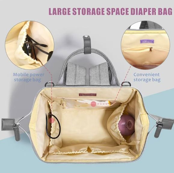 Quilted Diaper Baby Backpack - Toddcraft