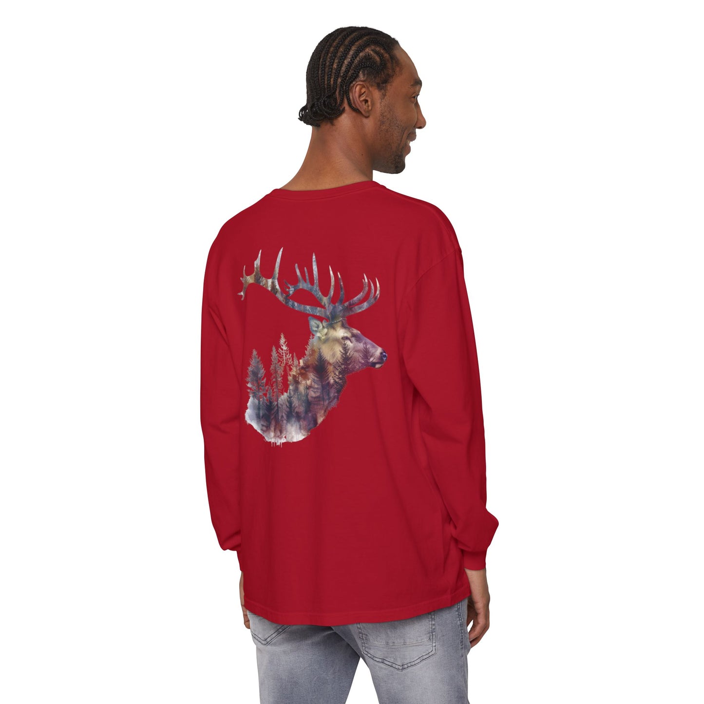 Unisex Garment-dyed Long Sleeve T-Shirt - Toddcraft
