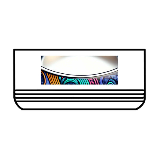 Stainless steel Pet Bowl 18oz with colorful design and double-wall insulation.