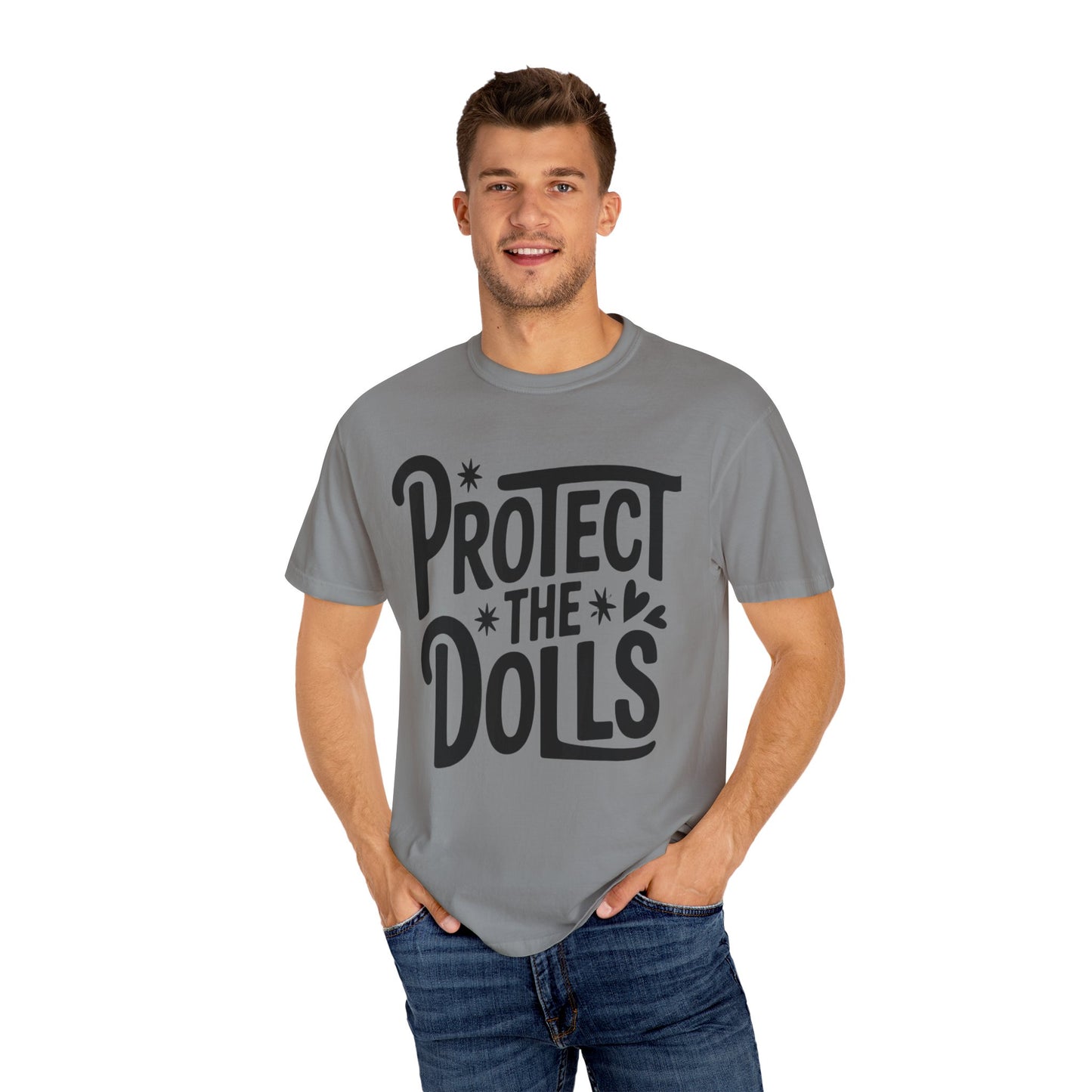 Protect the Dolls Unisex T-Shirt, Gift for Doll Lovers, Statement Tee, Casual Wear, Vintage Style Shirt - Toddcraft