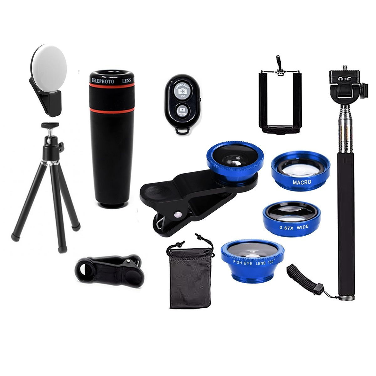 11 in 1 Smartphone Camera Lens Kit - Toddcraft