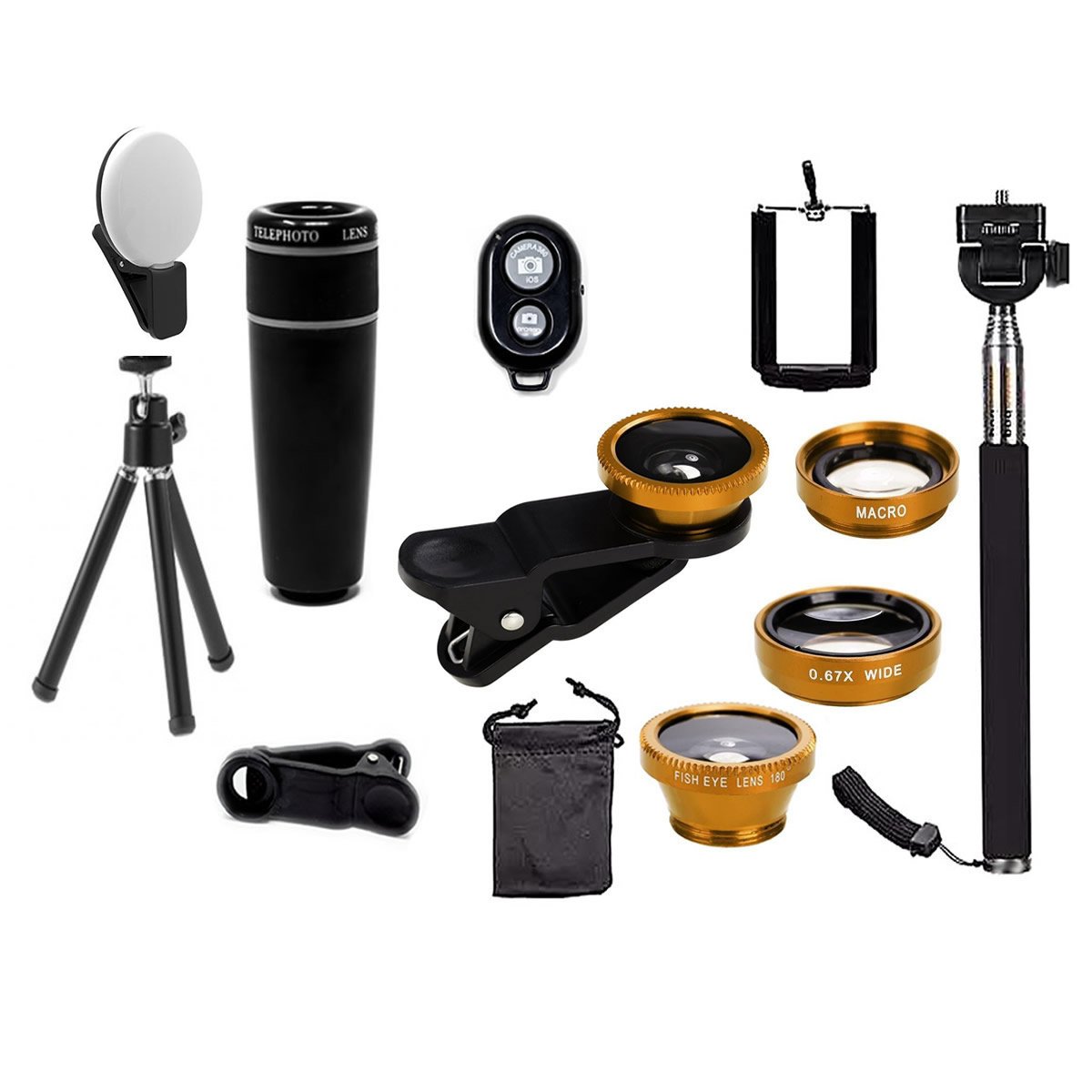 11 in 1 Smartphone Camera Lens Kit - Toddcraft