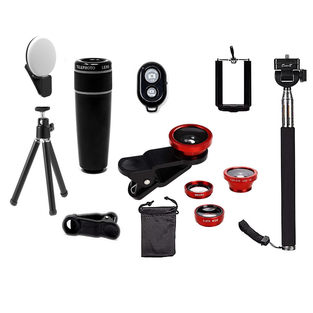 11 in 1 Smartphone Camera Lens Kit - Toddcraft