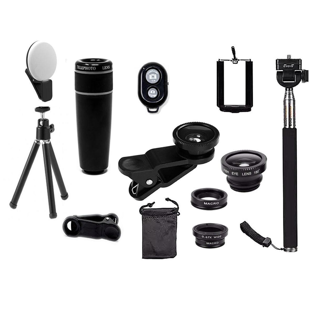 11 in 1 Smartphone Camera Lens Kit - Toddcraft