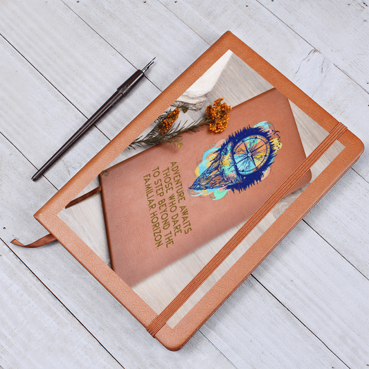 Vegan Leather Graphic Journal - Toddcraft