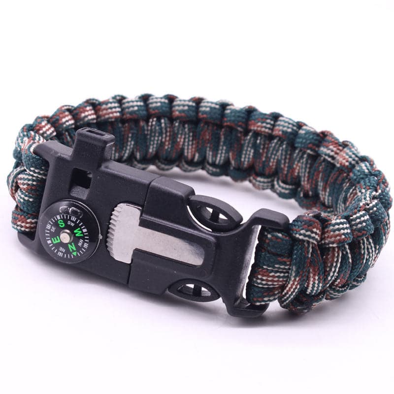 5 In 1 Tactical Movement Paracord Survival Bracelet-7