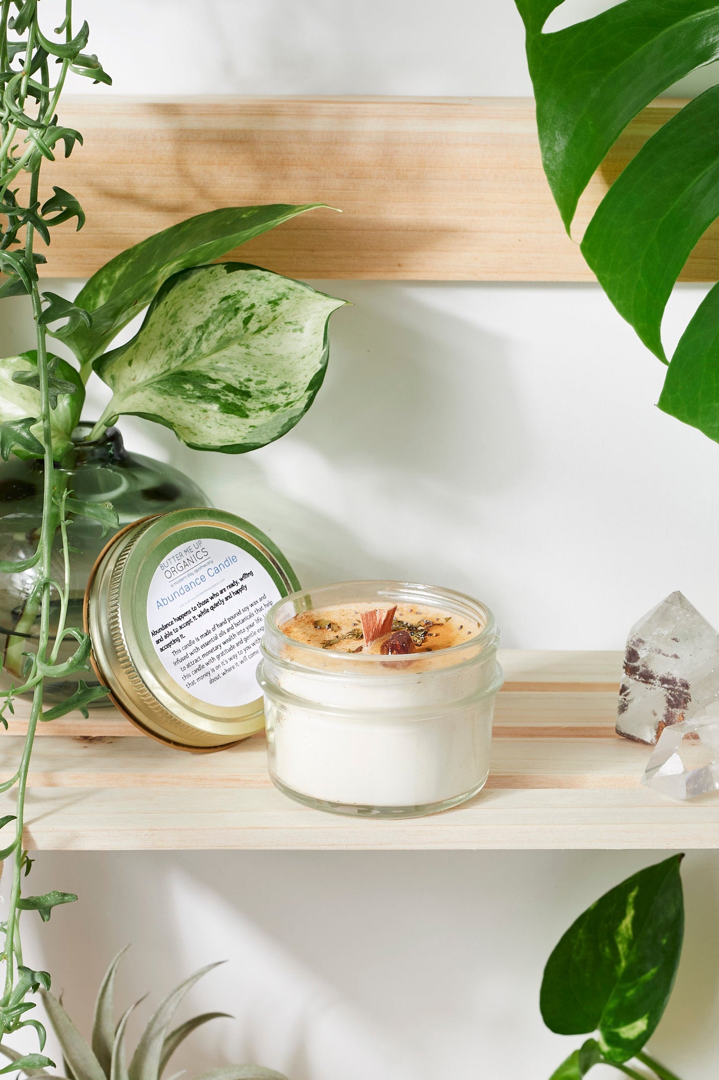 Abundance Candle / Ritual Candle / Intention Candle / Hand Poured - Toddcraft