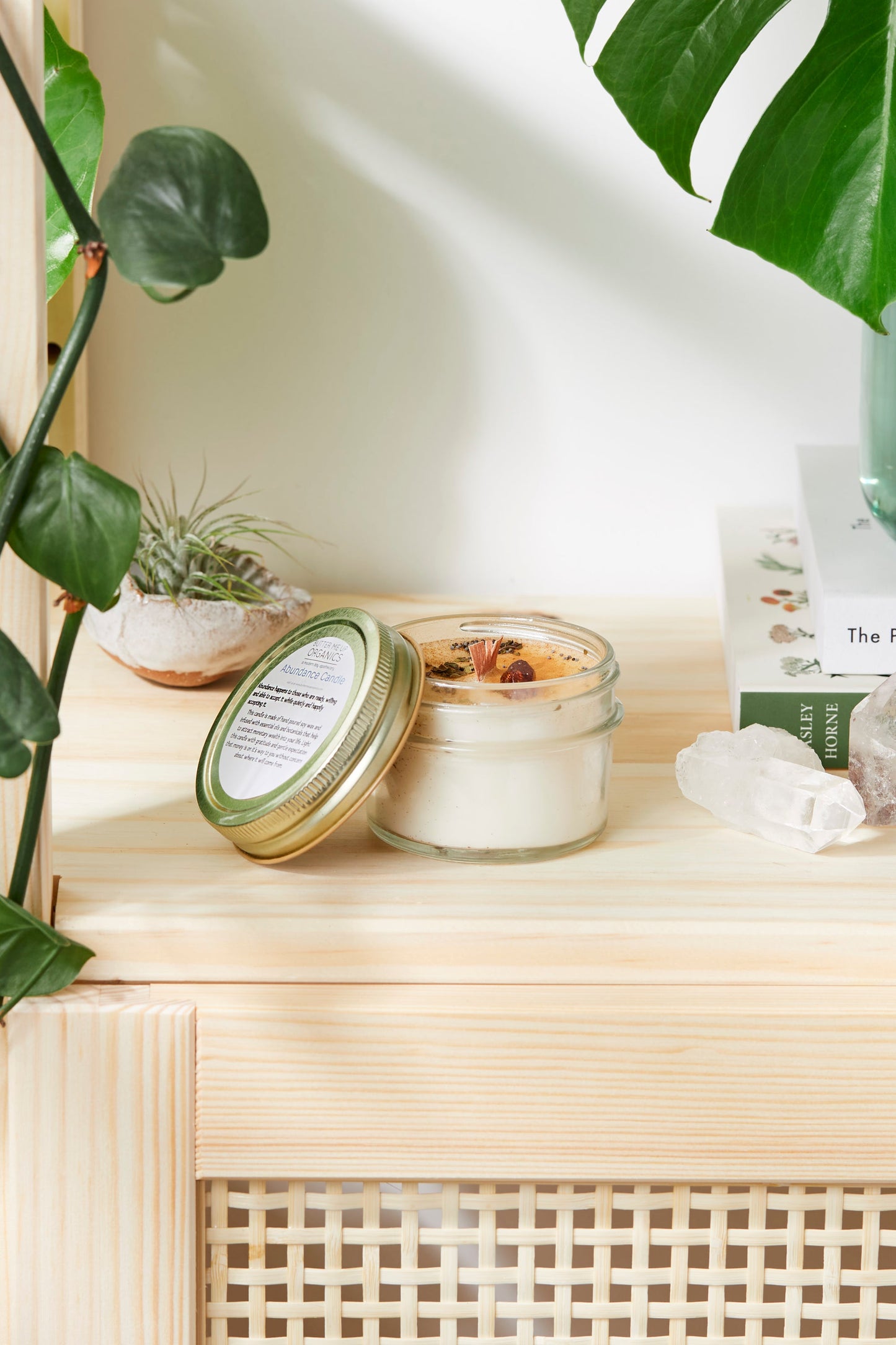 Abundance Candle / Ritual Candle / Intention Candle / Hand Poured - Toddcraft