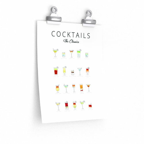 Cocktails Art Poster Decor - Toddcraft