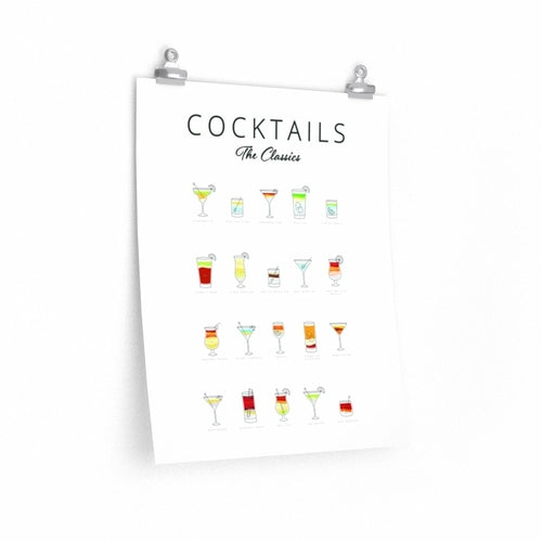 Cocktails Art Poster Decor - Toddcraft