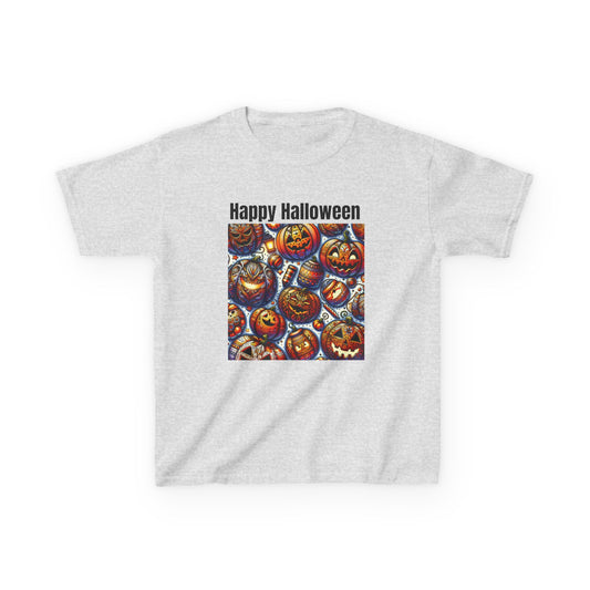 Kids Halloween Cotton Tee, Cute Spooky Shirt for Children, Fall Festive Wear, Trick or Treat Top, Halloween Costume T-Shirt