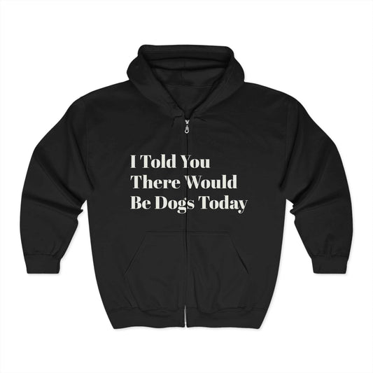 Artistic animal print hoodie with text, cozy unisex zip sweatshirt for art lovers.