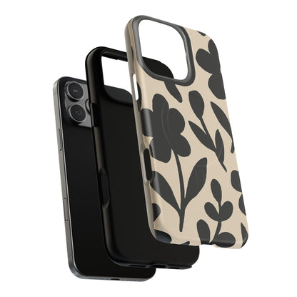 Floral Magnetic Phone Case - MagSafe Compatible Tough Case