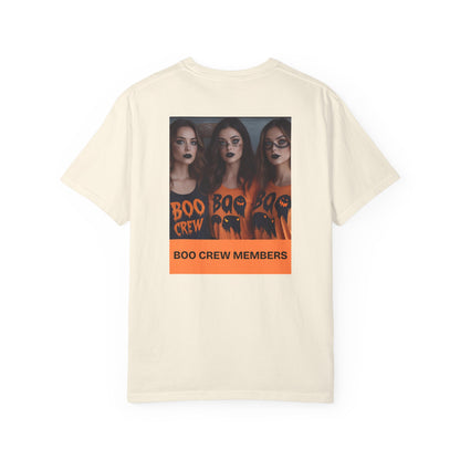 Boo Crew T-Shirt, Halloween Costume, Unisex Tee, Fall Fashion, Spooky Party Apparel, Gift for Halloween Lovers