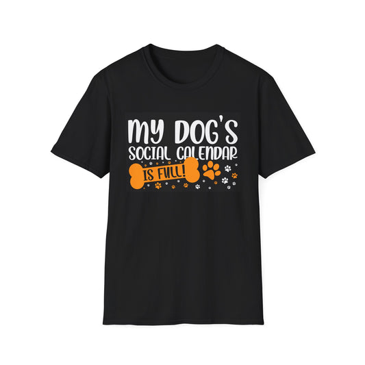 Dog's Social Calendar Tee - Toddcraft