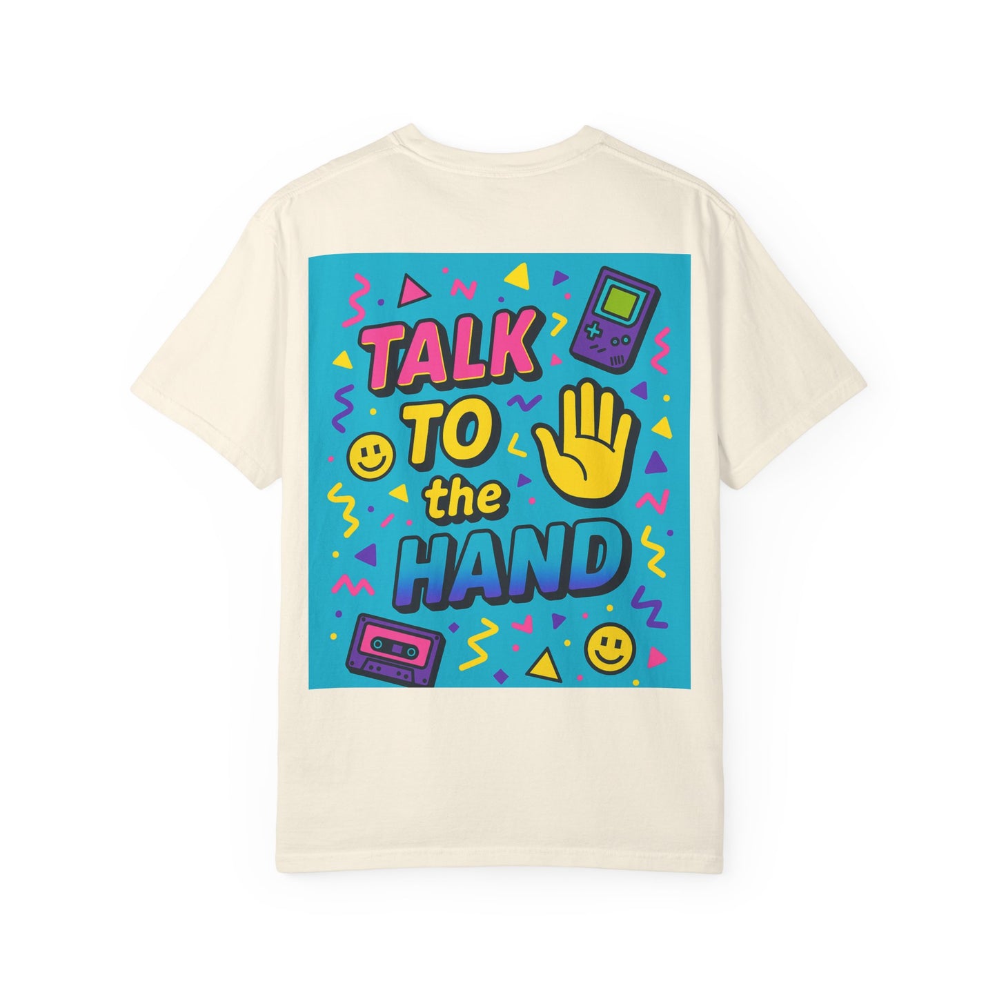 Retro Graphic T-Shirt, Fun 90s Nostalgia Tee, Unisex Casual Wear, Gift for Friends, Vibrant Streetwear, Summer Party Outfit