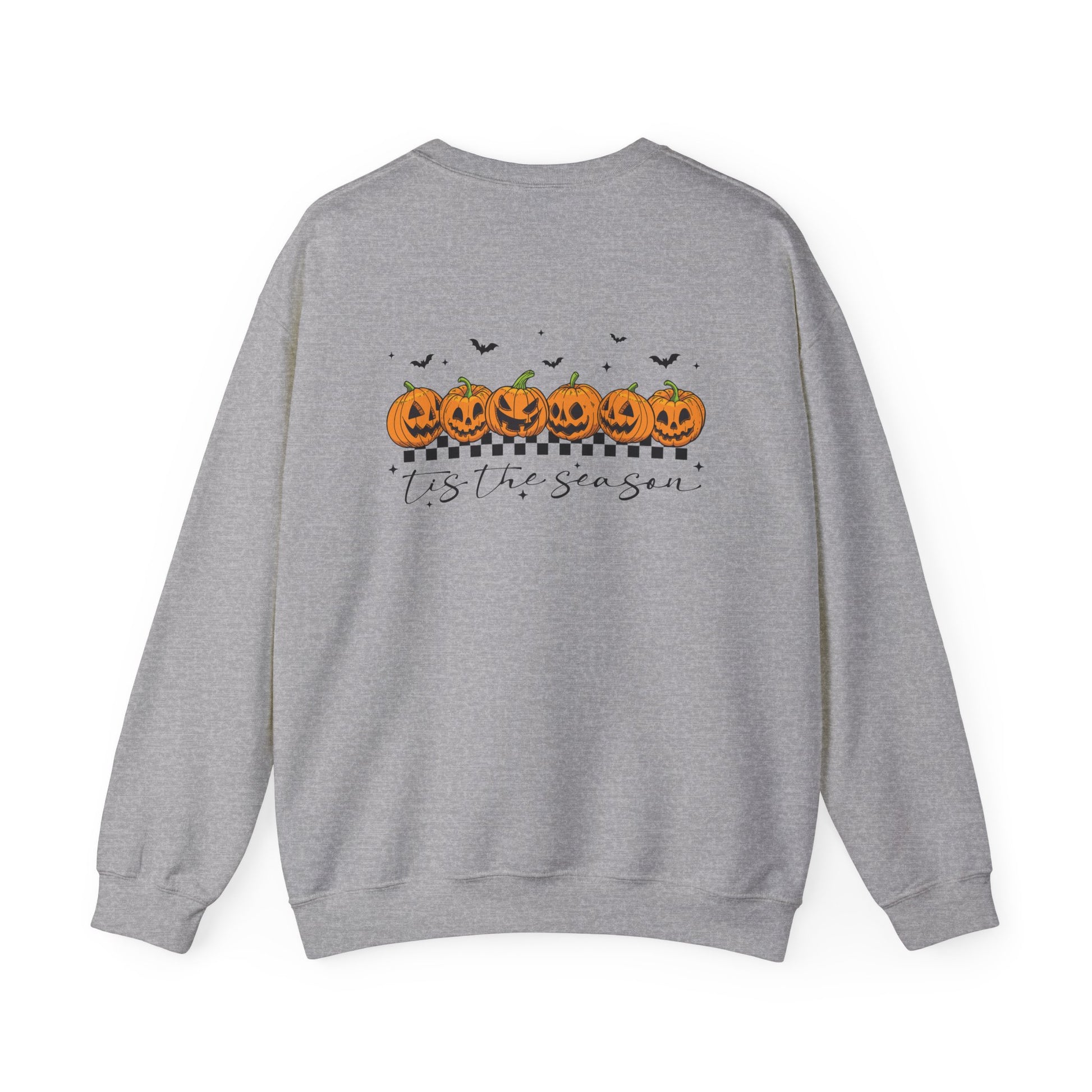 Halloween Pumpkin Crewneck Sweatshirt, Cozy Fall Sweatshirt, Unisex Halloween Apparel, Pumpkin Lover Gift, Spooky Season Clothing - Toddcraft