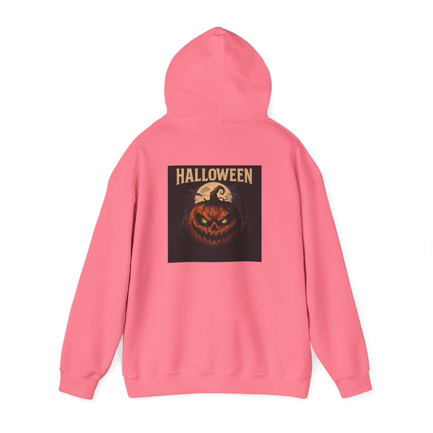 Halloween Jack-O'-Lantern Hoodie — Vintage Scary Pumpkin Pullover