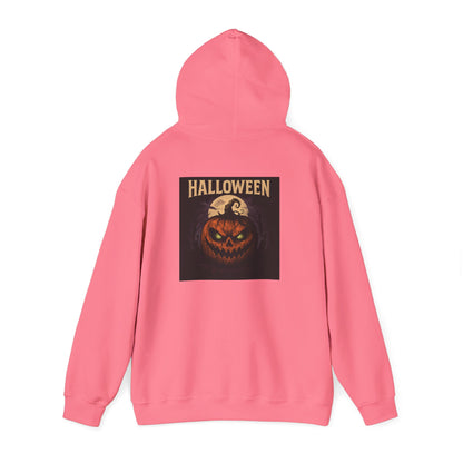 Halloween Jack-O'-Lantern Hoodie — Vintage Scary Pumpkin Pullover