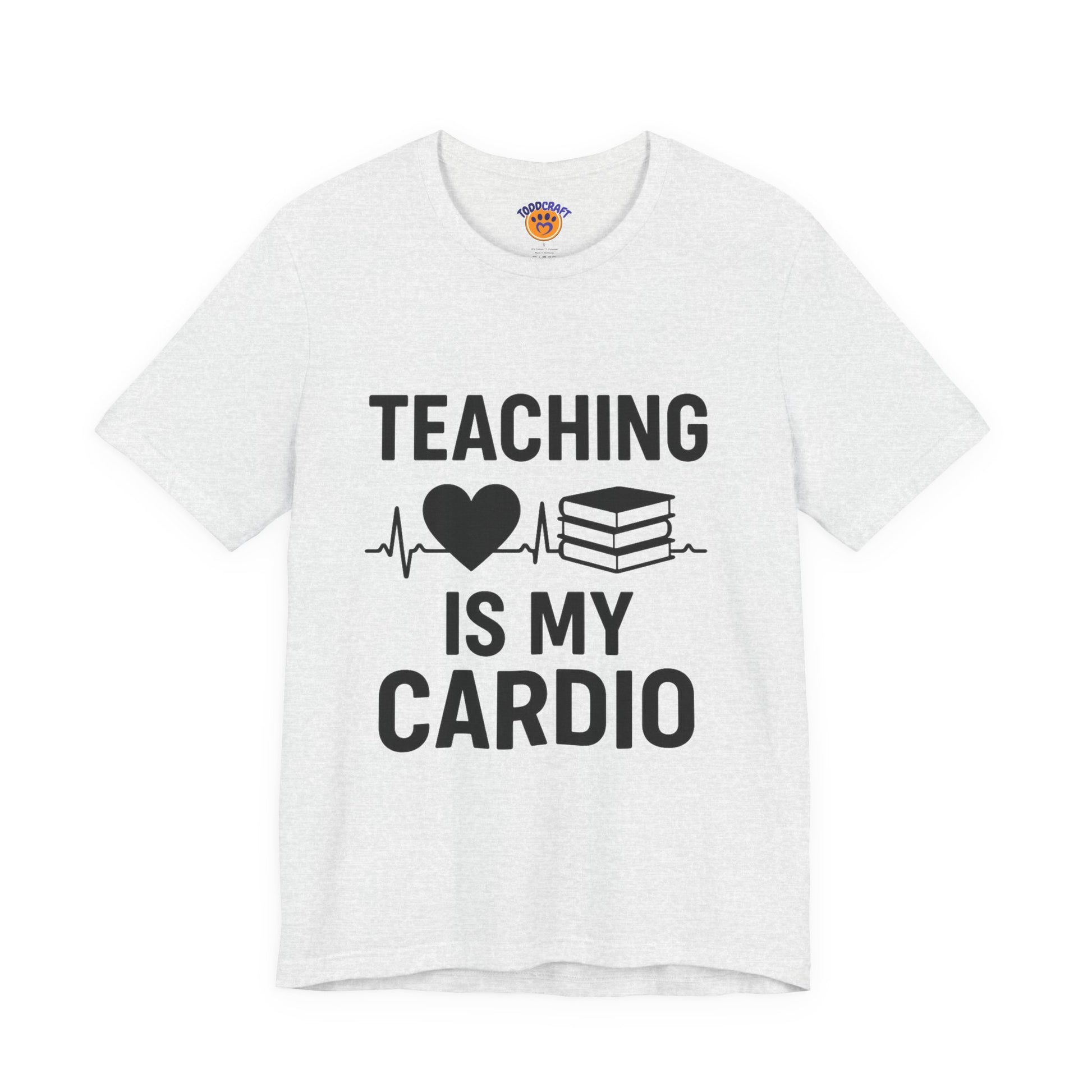 Teaching Heartbeat T-Shirt | Perfect Gift for Teachers | Fun Classroom Wear | Teacher Appreciation Day | Back to School - Toddcraft