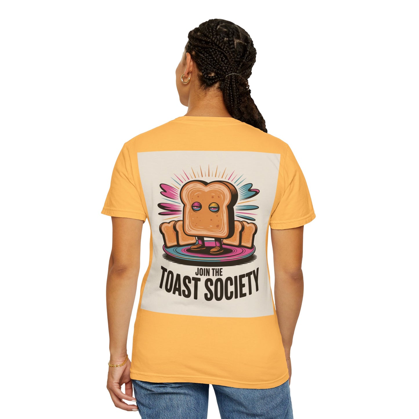 Toast Society Graphic Tee, Fun Unisex T-Shirt for Food Lovers, Perfect Gift for Bread Enthusiasts & Casual Wear - Toddcraft