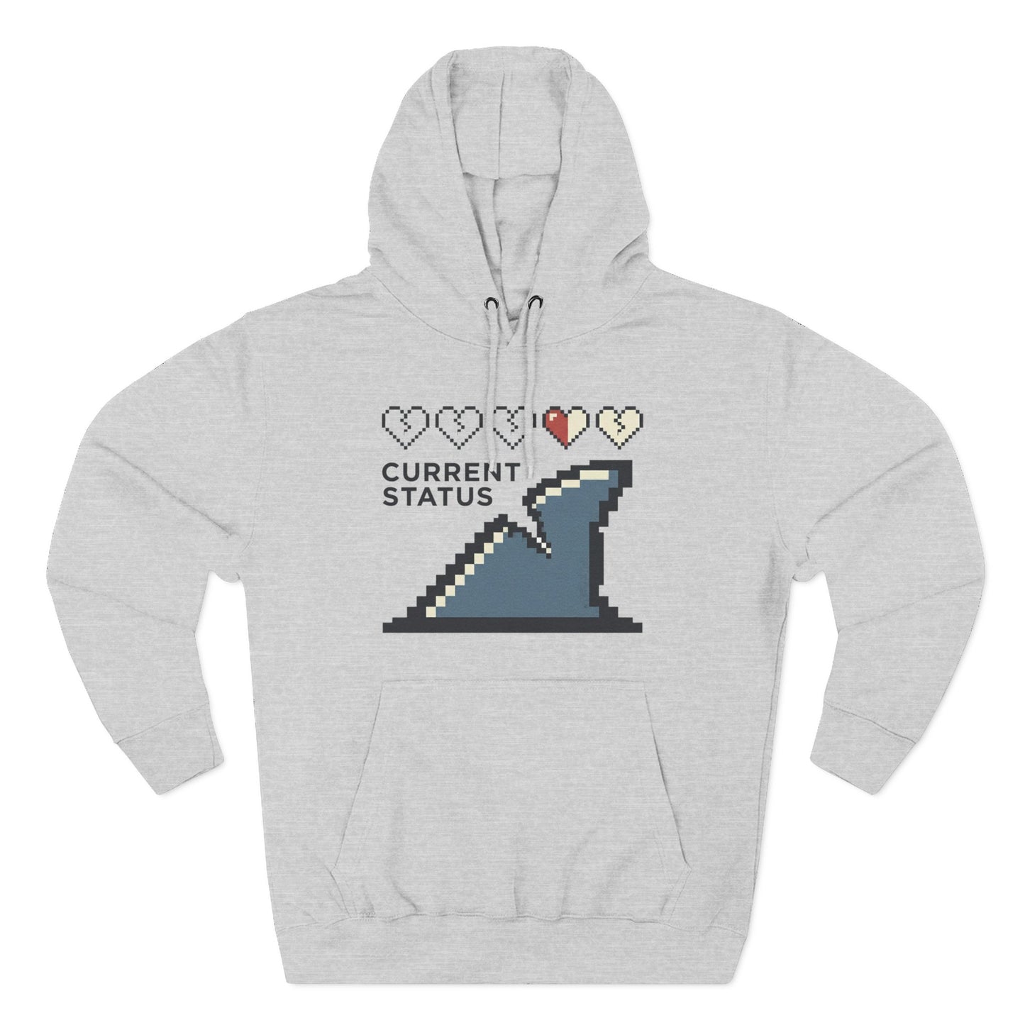 Hoodie — Pixel Wave "Current Status" Gamer Hoodie