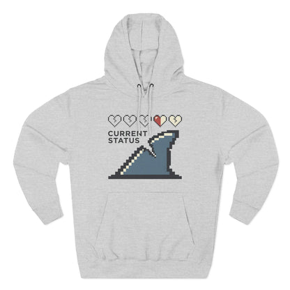 Hoodie — Pixel Wave "Current Status" Gamer Hoodie