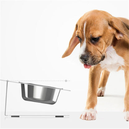 Anti-falling Cat Dog Feeding Water Bowl - Stainless Steel