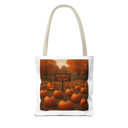Autumn Pumpkin Patch Tote Bag, Fall Harvest Shopping Bag, Halloween Decor, Seasonal Gift for Pumpkin Lovers, Festival Tote - Toddcraft