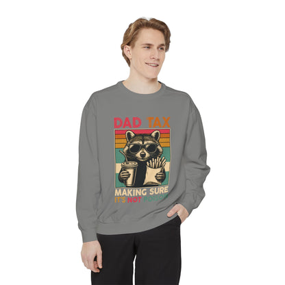 Vintage Dad Tax Sweatshirt - Unisex Cozy Pullover, Perfect for Father's Day, Casual Wear, Gift for Dads, Fun Family Moments, Unique Style