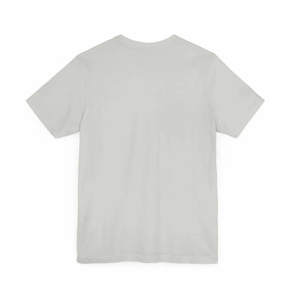 Unisex jersey short sleeve tee in soft cotton, featuring a ribbed crew neckline and a clean, slim fit.