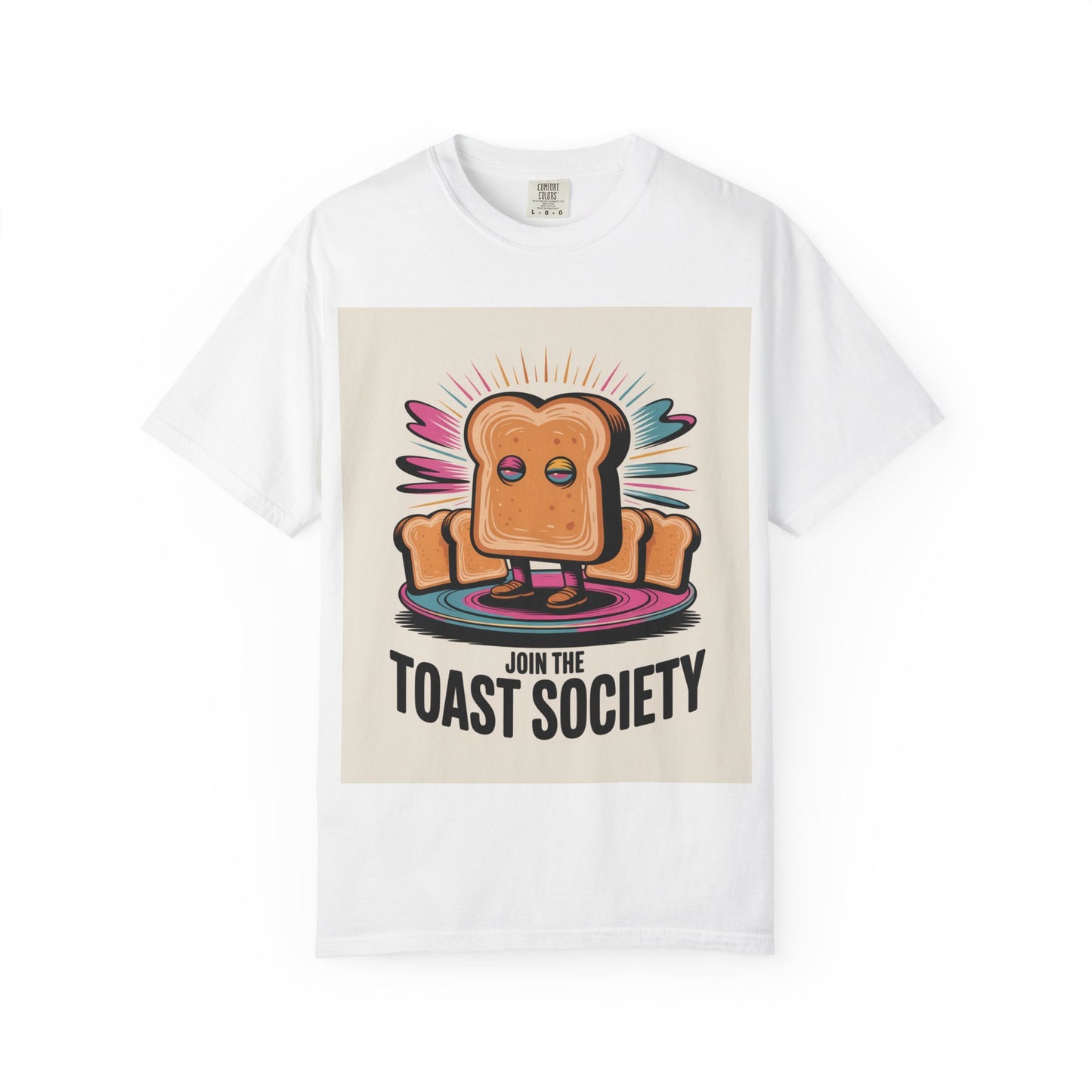 Toast Society Graphic Tee, Fun Unisex T-Shirt for Food Lovers, Perfect Gift for Bread Enthusiasts & Casual Wear - Toddcraft