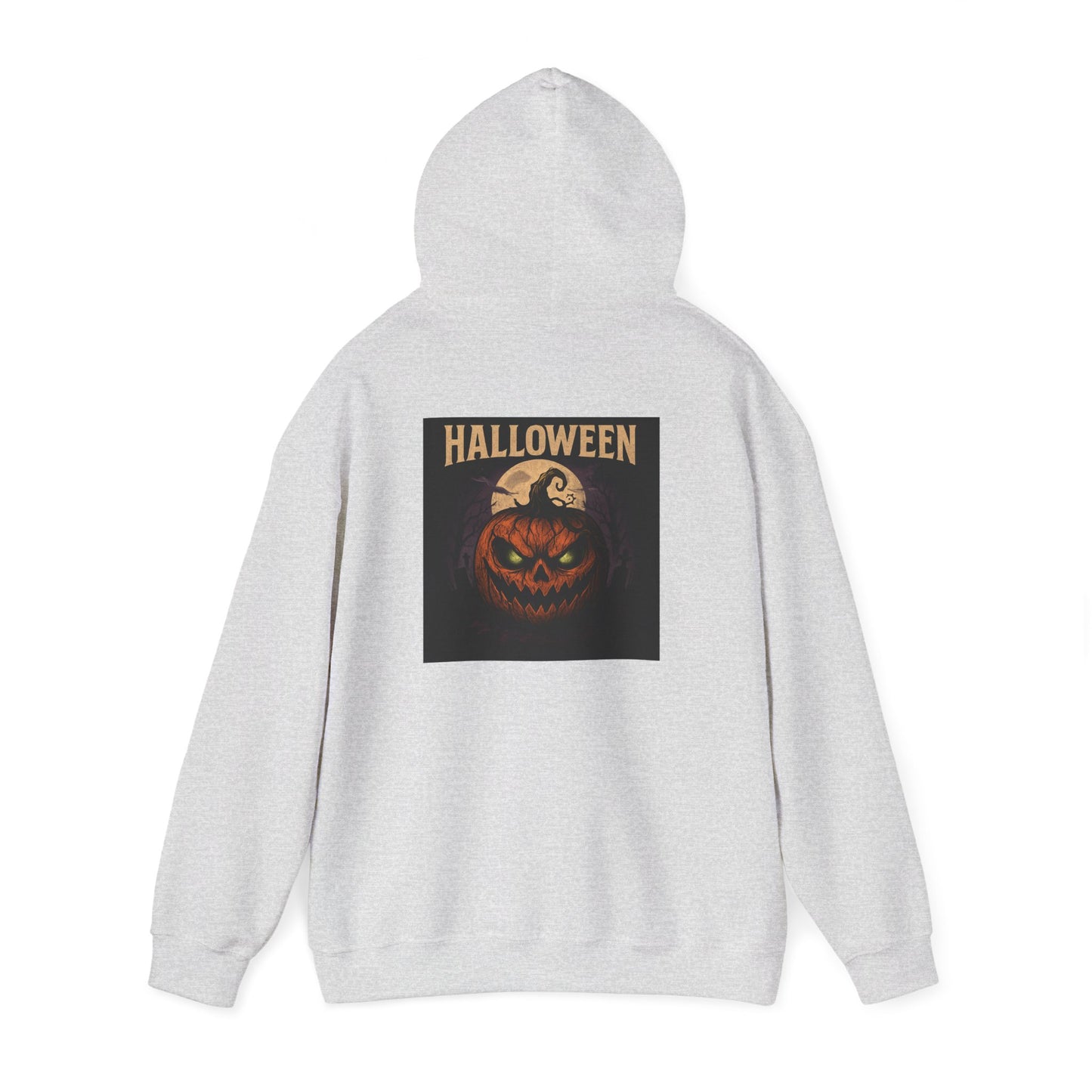 Halloween Jack-O'-Lantern Hoodie — Vintage Scary Pumpkin Pullover