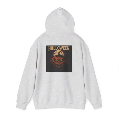 Halloween Jack-O'-Lantern Hoodie — Vintage Scary Pumpkin Pullover