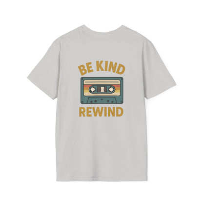 Retro Cassette Tape T-Shirt - Be Kind Rewind, Vintage Tee, Music Lover Gift, Casual Wear, Nostalgic Fashion