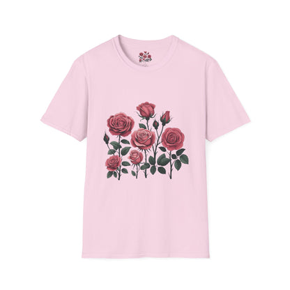 Floral & Sparkle Unisex Softstyle T-Shirt - Perfect for Gifts, Birthdays, Mother's Day, Casual Wear, and Celebrations