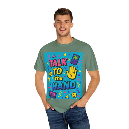 Retro Graphic T-Shirt, Fun 90s Nostalgia Tee, Unisex Casual Wear, Gift for Friends, Vibrant Streetwear, Summer Party Outfit