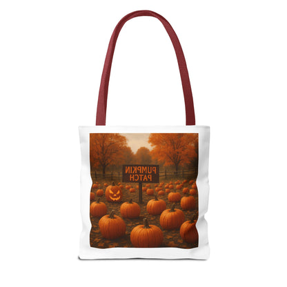 Autumn Pumpkin Patch Tote Bag, Fall Harvest Shopping Bag, Halloween Decor, Seasonal Gift for Pumpkin Lovers, Festival Tote - Toddcraft