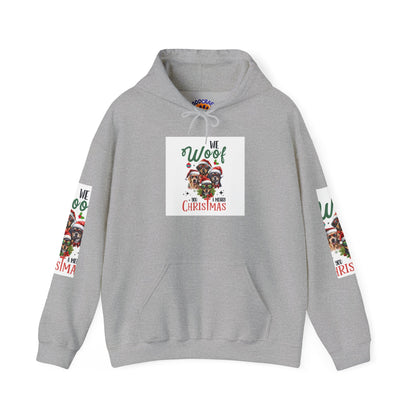 Christmas Dog Lovers Hoodie, Holiday Sweatshirt, Cute Pet Gift, Cozy Winter Apparel, Funny Xmas Sweatshirt, Warm Dog Mom Gift