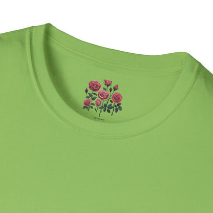 Floral & Sparkle Unisex Softstyle T-Shirt - Perfect for Gifts, Birthdays, Mother's Day, Casual Wear, and Celebrations