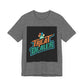Unisex Jersey Short Sleeve Tee with 'Treat Dealer' graphic design, featuring a classic fit and soft Airlume cotton for comfort and style.