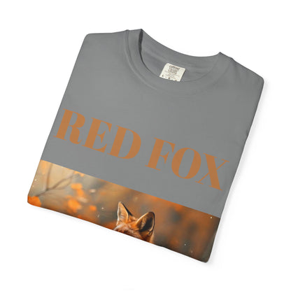 Autumn Fox T-Shirt, Animal Lover Gift, Nature Shirt, Fall Fashion, Wildlife Tee, Outdoor Adventure Apparel