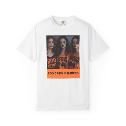 Boo Crew T-Shirt, Halloween Costume, Unisex Tee, Fall Fashion, Spooky Party Apparel, Gift for Halloween Lovers