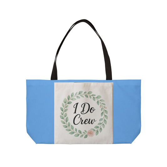 I Do Crew Weekender Tote Bag – Perfect for Bridal Parties, Destination Weddings, Weekend Getaways, Gifts, Bridesmaid Tote