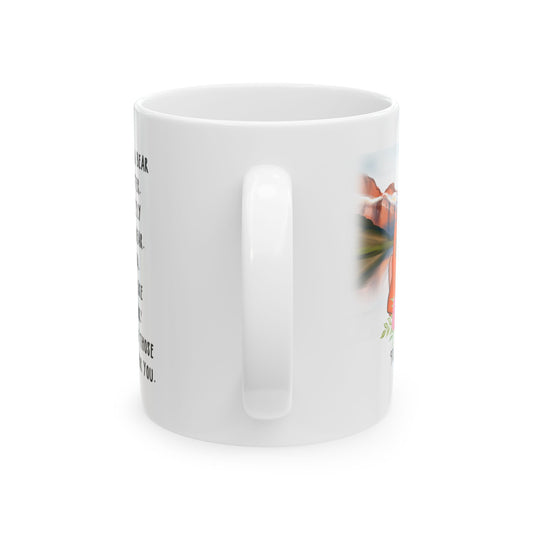 Personalized Inspirational Ceramic Mug, Custom Coffee Cup, Motivational Drinkware, Unique Gift for Her, Name or Initials Edition