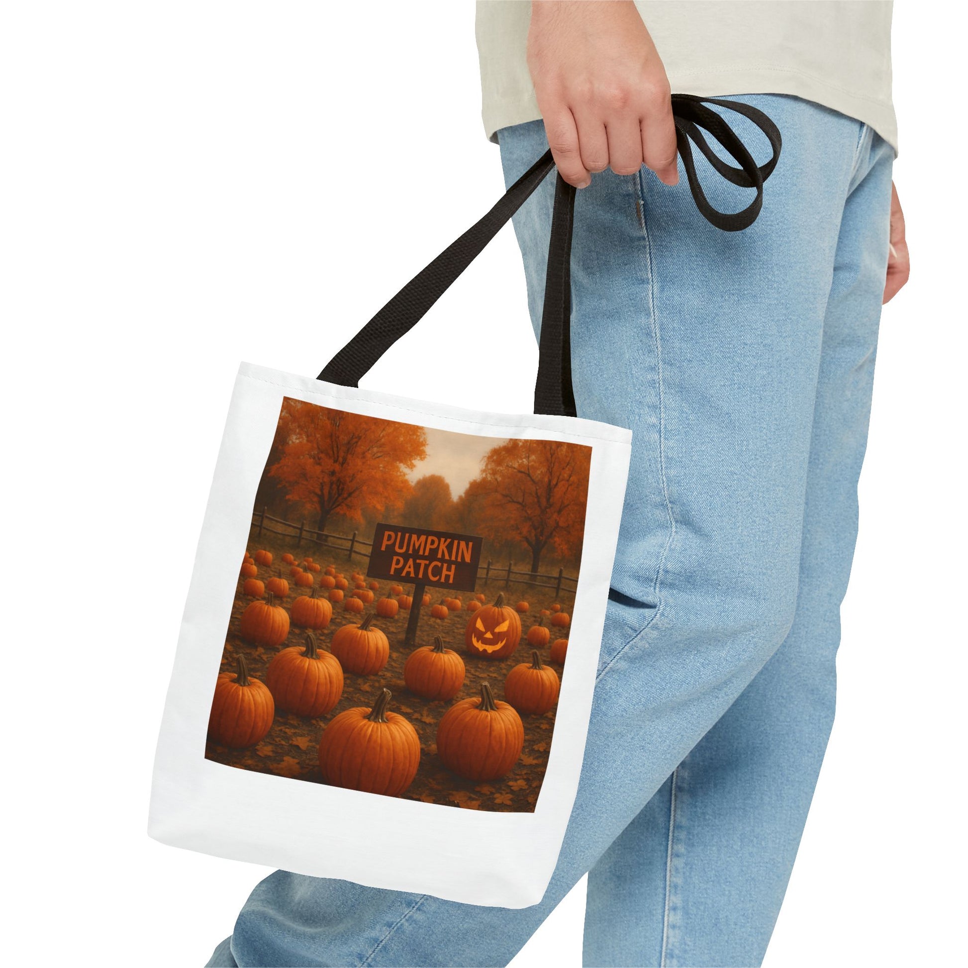 Autumn Pumpkin Patch Tote Bag, Fall Harvest Shopping Bag, Halloween Decor, Seasonal Gift for Pumpkin Lovers, Festival Tote - Toddcraft